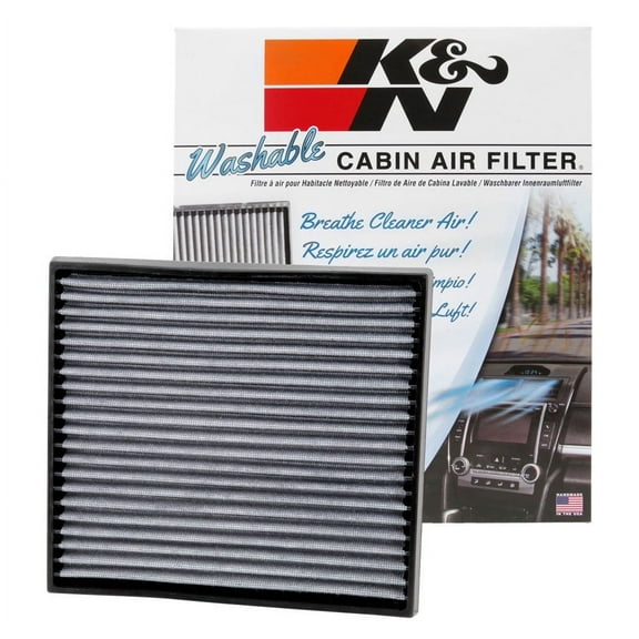 K&N VF2008 Washable & Reusable Cabin Air Filter Cleans and Freshens Incoming Air for your Toyota, Lexus Fits select: 2001-2007 TOYOTA HIGHLANDER, 1999-2003 LEXUS RX
