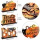 thumbnail image 3 of 3pcs, Happy Halloween Table Center Decorations Wooden Happy Halloween Pumpkin Centerpiece Signs Table Toppers Sign For Halloween Party Table Top Decor, 3 of 5