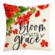 thumbnail image 2 of YiJuHui Spring Summer Throw Pillow Covers, Decorative Cushion Covers with Cute Floral Pattern, Soft Breathable Polyester, for Sofa Bedroom Home Decor, 2 of 5