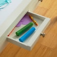 thumbnail image 5 of Martha Stewart Crafting Kids' Art Table and Paper Roll - Linen White: Wooden Drawing and Painting Desk with Bins for Children, 5 of 6