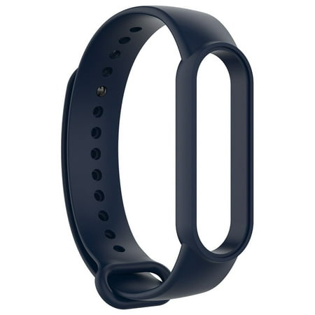 SQUARE CARMEN Breathable Strap For Xiaomi Mi Band 5 5NFC 6 6NFC Smart Watch Wrist Bracelet, Space blue
