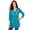 Deep Teal Embroidery, variant on Plus Size 7-Day Layered-Look Embroidered Henley Tunic