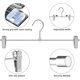 thumbnail image 2 of 10 skirts with clips clothes rack adjustable pants clothes rack jeans metal clothes rack, 2 of 4