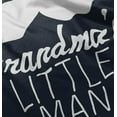 thumbnail image 4 of Grandma's Little Man Funny Mustache Youth T Shirt Tee Boys Infant Toddler Brisco Brands 12M, 4 of 5