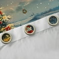 thumbnail image 4 of Manfei Bling Vintage Xmas Tree Curtains Pack of 2 (42x84 Each), Dreamy Christmas Eve Curtains Blackout, Magic Santa Claus Bedroom Curtains, Curtains and Drapes Room Decor, 4 of 6