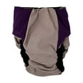 thumbnail image 3 of Barkertime Regal Purple on Beige Cat Diaper, 3 of 5