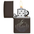 thumbnail image 4 of Zippo Mountain Design Brown Pocket Lighter, 4 of 7