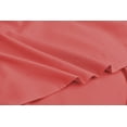 thumbnail image 2 of 6 Piece Rayon Made From Bamboo Sheet Set by OKAO -Silky Soft- Wrinkle Free - Deep Pockets- Softer and Stronger Than Cotton - 1 Fitted Sheet, 1 Flat, 4 Pillowcases Queen, Coral, 2 of 5