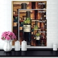 thumbnail image 2 of Une Réflexion de la Bouteille de Vin I - Nourriture et Boisson Toile Encadrée, 2 of 3
