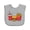 AC-Heather Grey, variant on Inktastic Cute Fast Food Friends Burger Fries Soda Boys or Girls Baby Bib