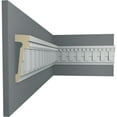 thumbnail image 5 of Ekena Millwork 3 1/8"H x 1"P x 94 1/2"L, (1 1/4" Repeat), Kepler Dentil with Bead Chair Rail (8-Pack), 5 of 6
