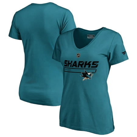 San Jose Sharks Fanatics Branded Women's Authentic Pro Prime T-Shirt -