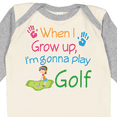 thumbnail image 4 of Inktastic Golfing Girls Future Golfer Girls Long Sleeve Baby Bodysuit, 4 of 5