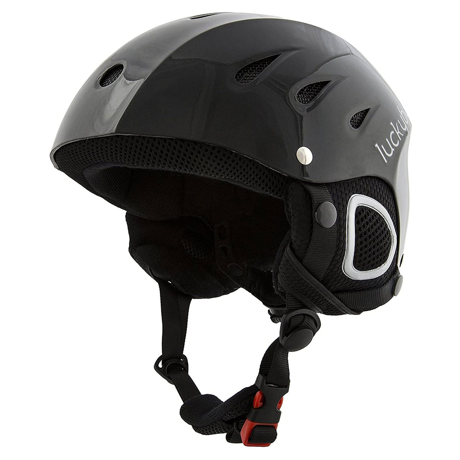 Lucky Bums Snow Sport Ski Helmet, Black, Large