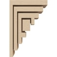 thumbnail image 3 of 2"W x 4"D x 6"H Classic Landon Rough Cedar Woodgrain TimberThane Corbel, Primed Tan, 3 of 6