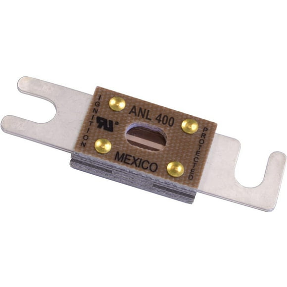 Blue Sea Fusible 5136-BSS à Verrouillage; ANL; 400 Ampères/32 Volts DC; Simple