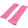 thumbnail image 2 of womens Triangle Net Fingerless Gloves, 2 of 3