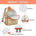 thumbnail image 5 of Boho Chic Yoga Design Mystic And Spiritual Elements School Backpack Lightweight Adjustable Padded Straps Chest Buckle For Student And Students, 5 of 5