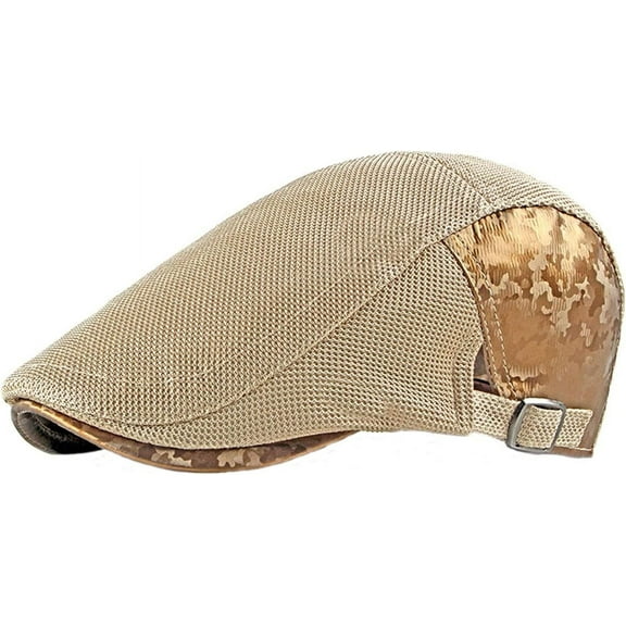 YooGuoGuo Man's Flat Cap Breathable Summer Beret Newsboy Cap Driving Cap