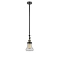 thumbnail image 6 of Innovations Lighting 206 Bellmont Bellmont 7" Wide Mini Pendant - Nickel, 6 of 7
