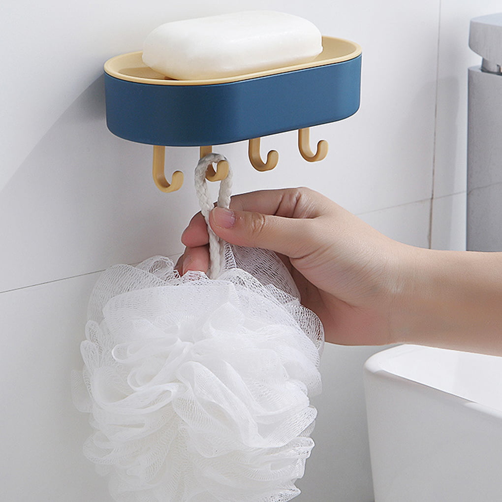 New Magnetic Soap Holder hook Dispenser Dish Sink/Bathroom/Kitchen Sticking Soap 
