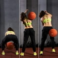 thumbnail image 4 of Yes4All Slam Ball, PVC Sand Filled Medicine Ball, 10-40lbs Weight Ball - Tread Orange 15LBS, 4 of 8