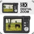 thumbnail image 6 of NBD Mini Digital Camera with 48MP 8X Digital Zoom Kids Compact Cameras for Photography, 2.7 Inch FHD Pocket Cameras Rechargeable C, 6 of 6