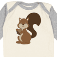 thumbnail image 4 of Inktastic Squirrel Boys or Girls Long Sleeve Baby Bodysuit, 4 of 5