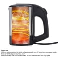thumbnail image 6 of Rupoun 1000W 0.5L Portable Electric Kettle (16.9 oz / 0.5 L) Stainless Steel Hot Water Boiler with 2 Cups, Auto Shut-Off and Boil-Dry Protection for Travel and Home Use, 6 of 9