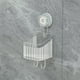 thumbnail image 4 of Estante Ligero con Ventosa, Instalación Sin Perforaciones, Diseño Extraíble, Fuerte Succión para Azulejos o Vidrio, Ahorra Espacio, Organizador para Baño o Cocina, Tamaño 22 X 9,3 Cm, 4 of 6