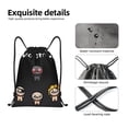 thumbnail image 4 of Pofeuu The Binding of Isaac for Water-Resistant 210D Drawstring Bag Compact Foldable Design Gym Yoga Travel Essentials Lightweight Carryall-Small, 4 of 6
