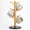 Black Base, variant on Wisucart Coffee Mug Tree for Countertop with 6 Hooks, Space Saving Mug Holder Organizer with Stable Base for Coffee Bar, Kitchen and Office-White