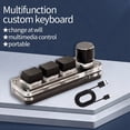 thumbnail image 2 of 2X Macropad Macro Teclado Mecánico RGB Mini Gaming Perilla de Programación Personalizada Teclados 3 Teclas para Photoshop, 2 of 5