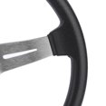 thumbnail image 3 of 14in Universal Racing Car Steering Wheel with PU Leather and Aluminium Alloy, Modified Design for Maximum Grip, Suitable for Most Vehicles, 3 of 8