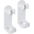 thumbnail image 1 of 2 soportes para cepillos de dientes eléctricos, soporte adhesivo para cepillos de dientes montado en la pared para baño, soporte para cepillos de dientes para estante de almacenamiento, mantiene el cepillo de dientes seco BRI Rojo Verde, 1 of 5
