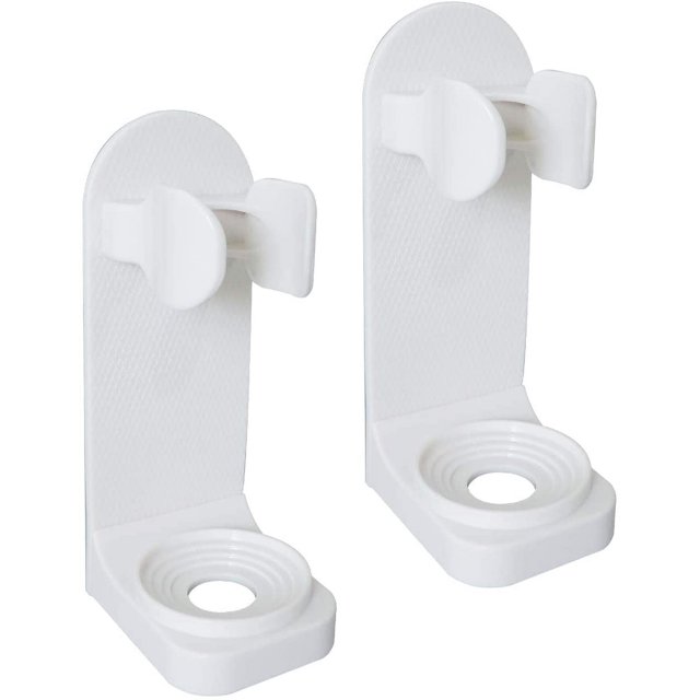 2 soportes para cepillos de dientes eléctricos, soporte adhesivo para cepillos de dientes montado en la pared para baño, soporte para cepillos de dientes para estante de almacenamiento, mantiene el cepillo de dientes seco BRI Rojo Verde