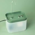 thumbnail image 2 of Dispensador automático de agua para mascotas, bebedero para perros de 1,5 l, fuente de agua para gatos. Verde, 2 of 8