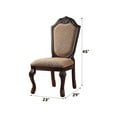 thumbnail image 3 of Miekor Furniture Chateau De Ville Fabric & Espresso Finish Side Chair (Set of 2) 17363, 3 of 7