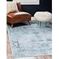 thumbnail image 3 of Unique Loom 3141357 2 ft. 2 in. x 3 ft. Casino Sofia Rectangular Rug, Light Blue, 3 of 4