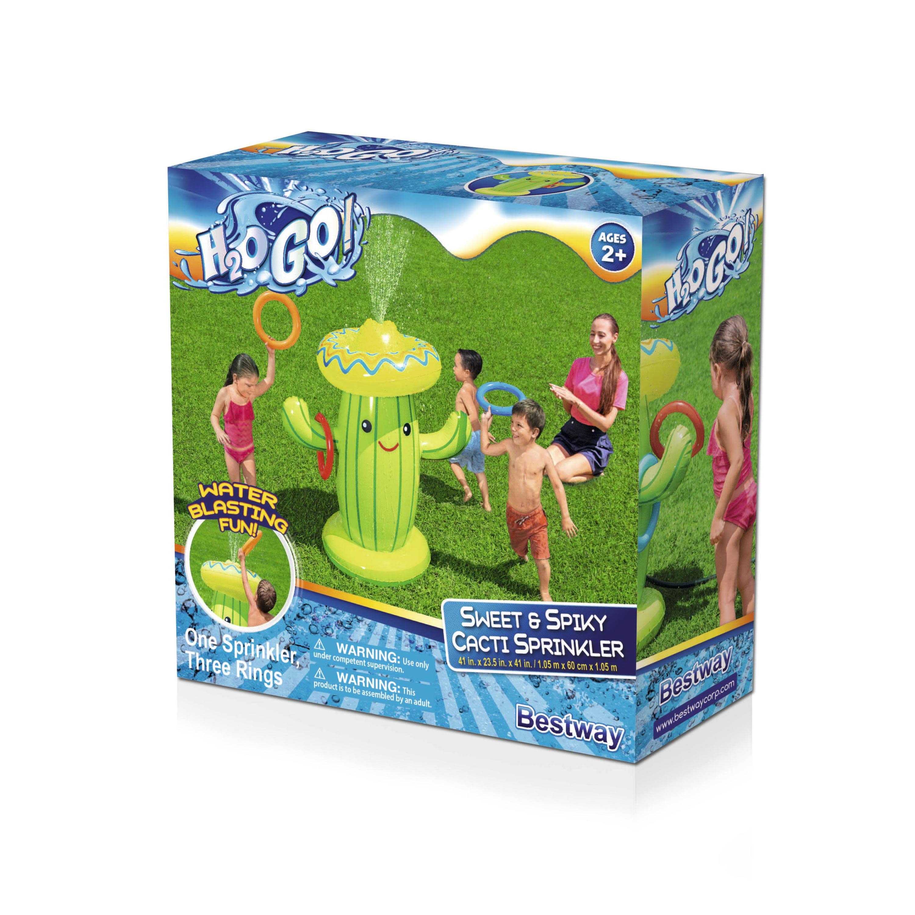 Sweet Kids Spiky Inflatable Sprinkler & H2OGO! Cacti