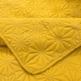 thumbnail image 3 of Mocaletto Luxury 2 Piece Twin Size Quilts, Elegant&Reversible Quilt Set Yellow Bedding Set with Pillow Sham, Soft Lightweight Microfiber Bedspread, Twin Size Bedding Coverlet, 3 of 7