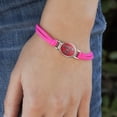 thumbnail image 4 of Quarantine and Chill Novelty Suede Leather Metal Bracelet, 4 of 6
