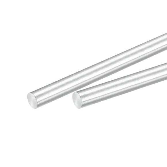 Unique Bargains Round Solid Aluminum Rod 12mm Dia.400mm Length Lathe Bar Stock for DIY 2pcs