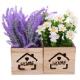 thumbnail image 1 of 2pcs Simulation Flower Decoration Tabletop Decoration Fake Flower Decor Fake Flower Ornament, 1 of 8