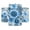 Bohemian Flower Blue, variant on Renewold Auto Center Console Cover Non-slip Armrest Cover Cushion Protector Wear-Resistant Arm Rest Cushion Protective Cover Universal Fit for Car Seat Organizer, Skeleton Mushroom Moon Star