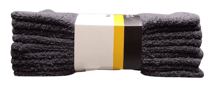 Mainstays 18-Piece 100% Cotton Washcloth Bundle, Greystone
