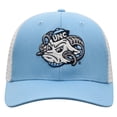 thumbnail image 2 of Men's Top of the World Carolina Blue/White North Carolina Tar Heels Victory Baseline Trucker Adjustable Hat, 2 of 4