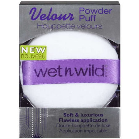 Wet N Wild Velour Powder Puff: Soft & Luxurious #961 For Flawless Application Powder Puff, 1 ct