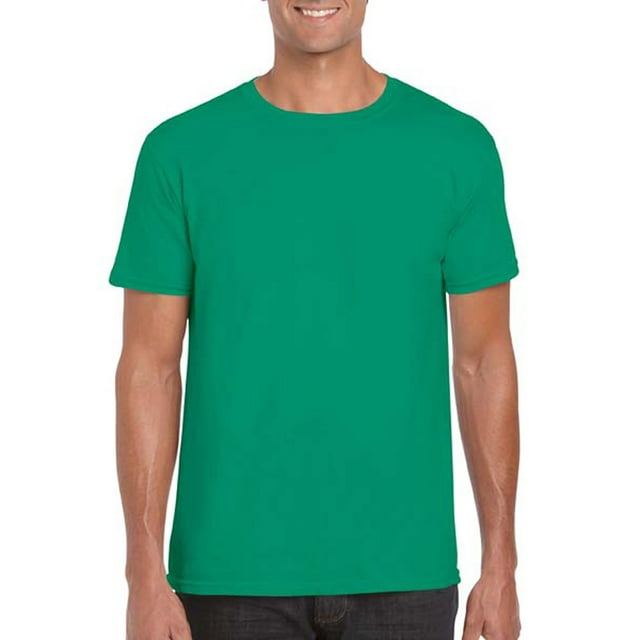 Gildan Mens Softstyle T-Shirt, 2XL, Kelly Green