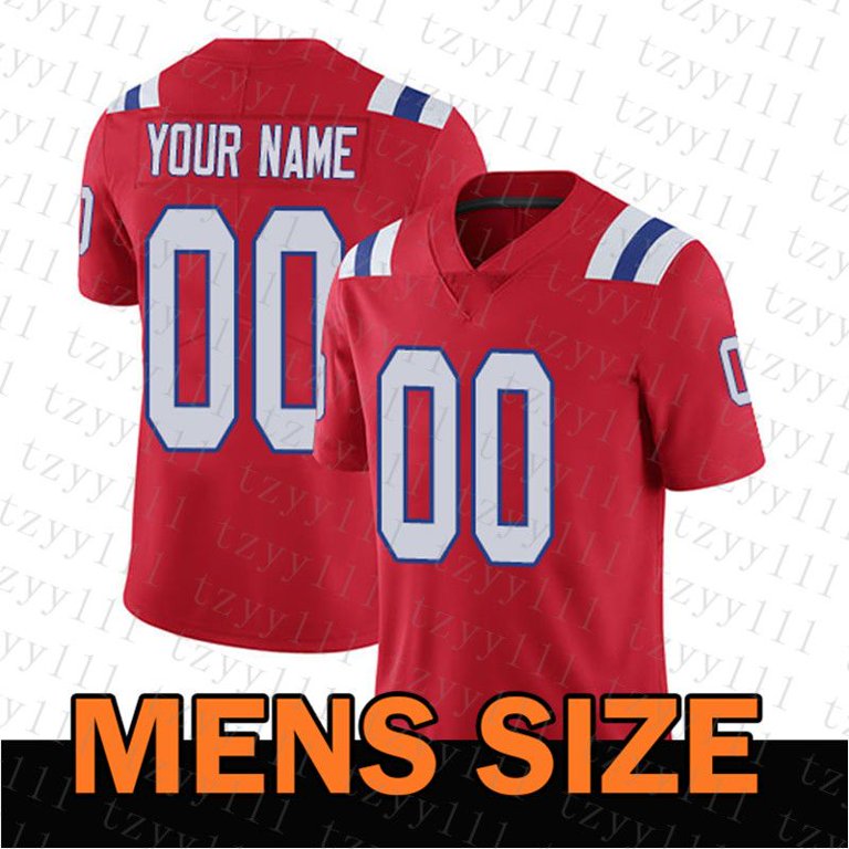 NFL_Jerseys 02J Mac Jones Damien Harris Devante Parker Jersey de football  personnalise Kendrick Bourne Donta Hightower Matthew Judon Matthew Slater  Hunter Henry Cole Strange 